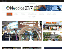 Tablet Screenshot of noticias037.com